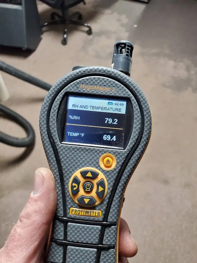 Moisture meter humidity assessment for Mold Remediation & Removal in Center Point